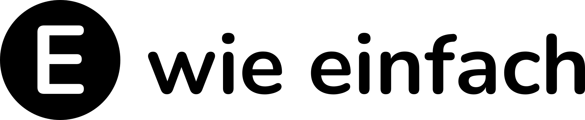 E WIE EINFACH Logo